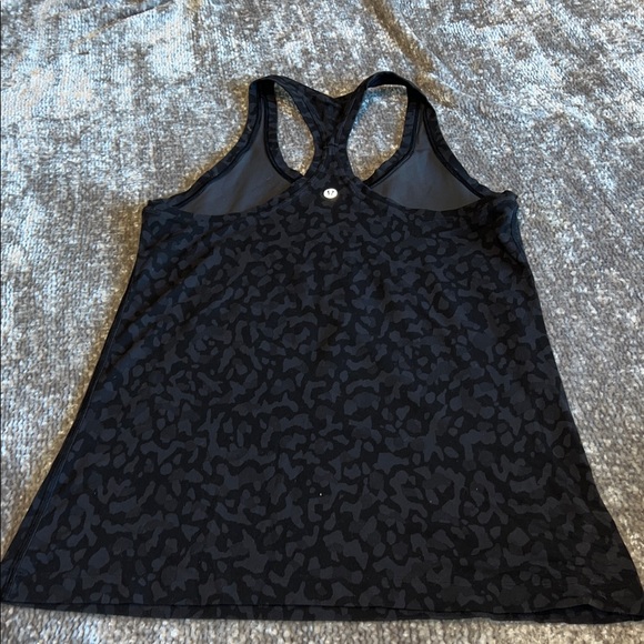 lululemon athletica Black Patterned Racerback Tank - Picture 2 of 3